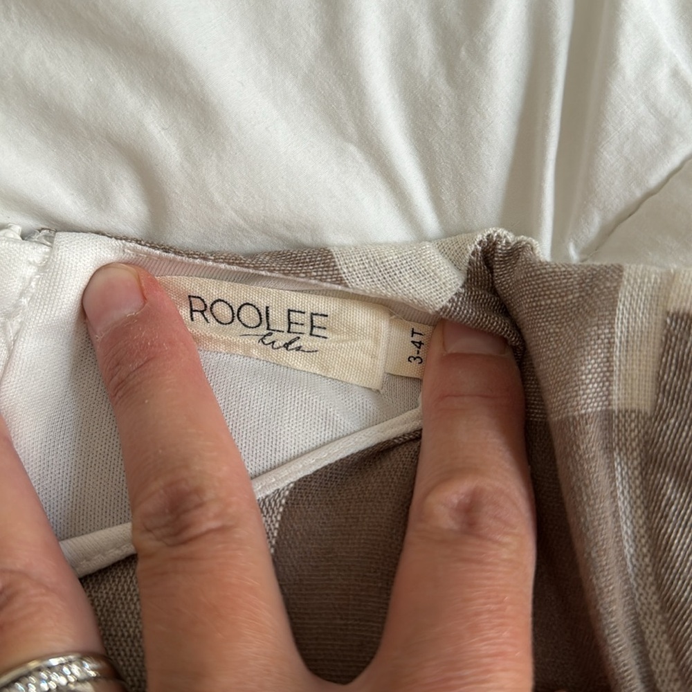 Roolee Kids Buffalo Check Dress - Picture 2 of 8